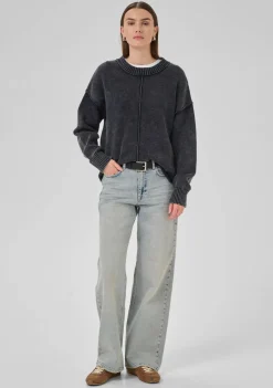 Truien>MY ESSENTIAL WARDROBE TRUI Blauw