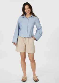 Blouses>NEO NOIR BLOUSE Blauw