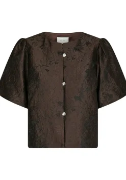 Blouses>NEO NOIR BLOUSE Bruin