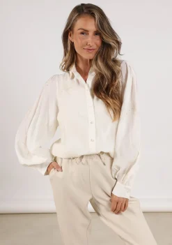 Blouses>NUKUS BLOUSE Off white