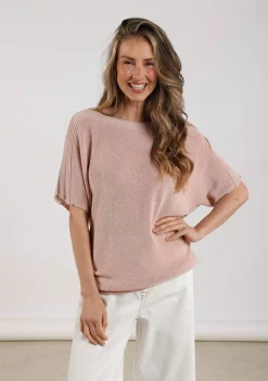 Truien>NUKUS TRUI KORTE MOUW Roze