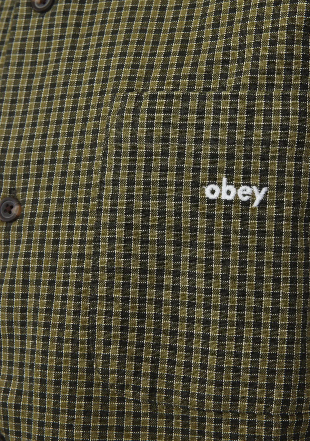 Overhemden>OBEY OVERHEMD Groen