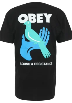 T-Shirts>OBEY TSHIRT Zwart