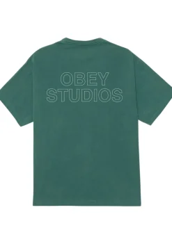 T-Shirts>OBEY TSHIRT Groen