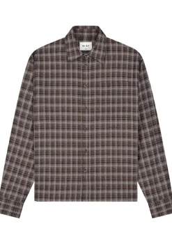 Overhemden>OLAF OVERHEMD Bruin