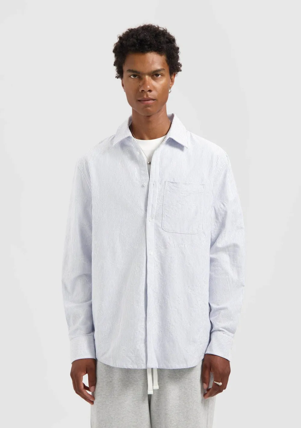 Overhemden>OLAF OVERHEMD Blauw