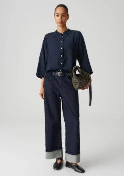 Blouses>OPUS BLOUSE Blauw