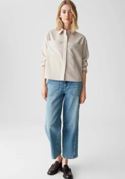 Blouses>OPUS BLOUSE Beige