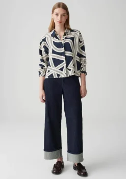 Blouses>OPUS BLOUSE Blauw