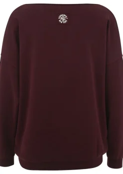 Truien|Sweaters>PENN & INK SWEATER Rood