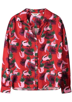 Blouses>POM AMSTERDAM BLOUSE Rood