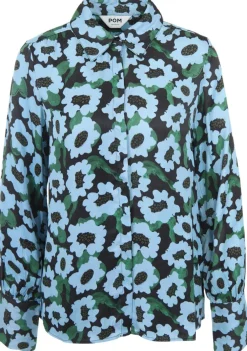 Blouses>POM AMSTERDAM BLOUSE Blauw
