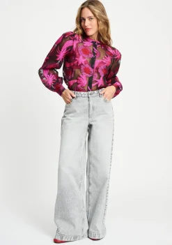 Blouses>POM AMSTERDAM BLOUSE Paars