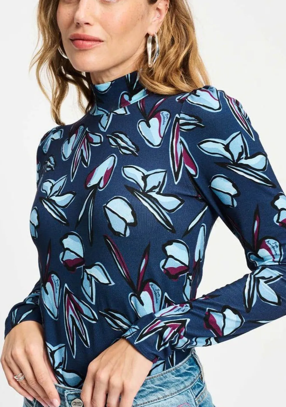 Shirts>POM AMSTERDAM SHIRT Blauw