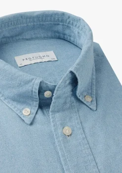 Overhemden>PROFUOMO OVERHEMD Blauw