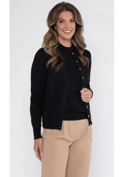 Truien>ROBERTO SARTO TRUI KORTE MOUW Zwart