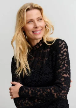 Shirts>ROSEMUNDE SHIRT Zwart