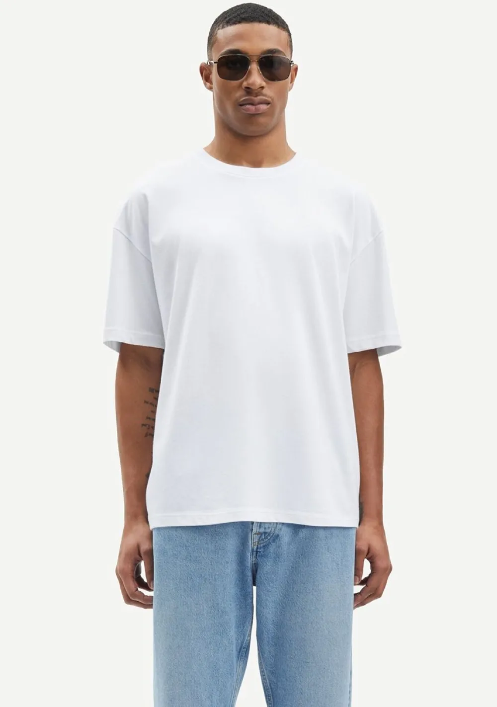 T-Shirts>SAMSOE SAMSOE TSHIRT Wit