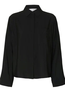 Blouses>SELECTED FEMME BLOUSE Zwart