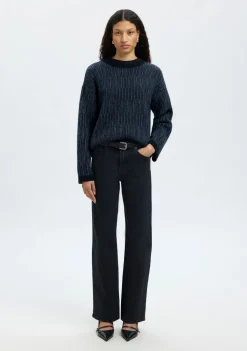 Truien>SELECTED FEMME COLTRUI Blauw