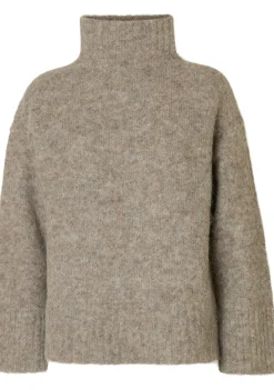 Truien>SELECTED FEMME COLTRUI Grijs