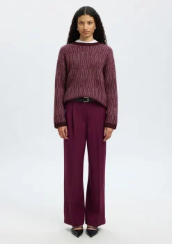 Truien>SELECTED FEMME COLTRUI Paars