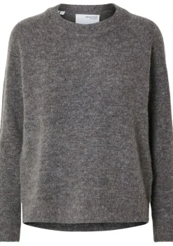 Truien>SELECTED FEMME TRUI Grijs