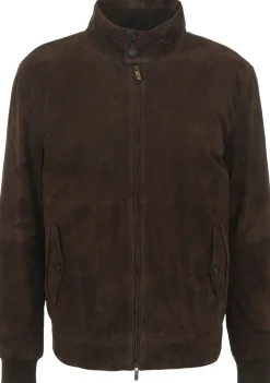 Jassen>STATE OF ART LEREN JACK Bruin