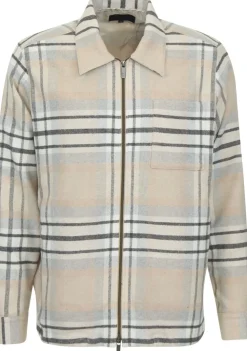Overshirts>STATE OF ART OVERSHIRT Beige