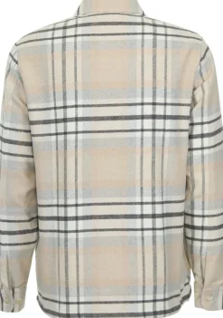 Overshirts>STATE OF ART OVERSHIRT Beige