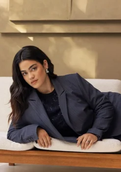 Pakken & Co-Ords|Blazers & Jasjes>STUDIO ANNELOES BLAZER Grijs