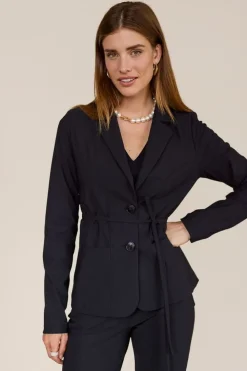 Blazers & Jasjes>STUDIO ANNELOES BLAZER Zwart