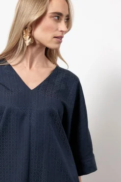 Blouses>STUDIO ANNELOES BLOUSE Blauw