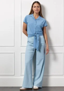 Blouses>STUDIO ANNELOES BLOUSE Blauw