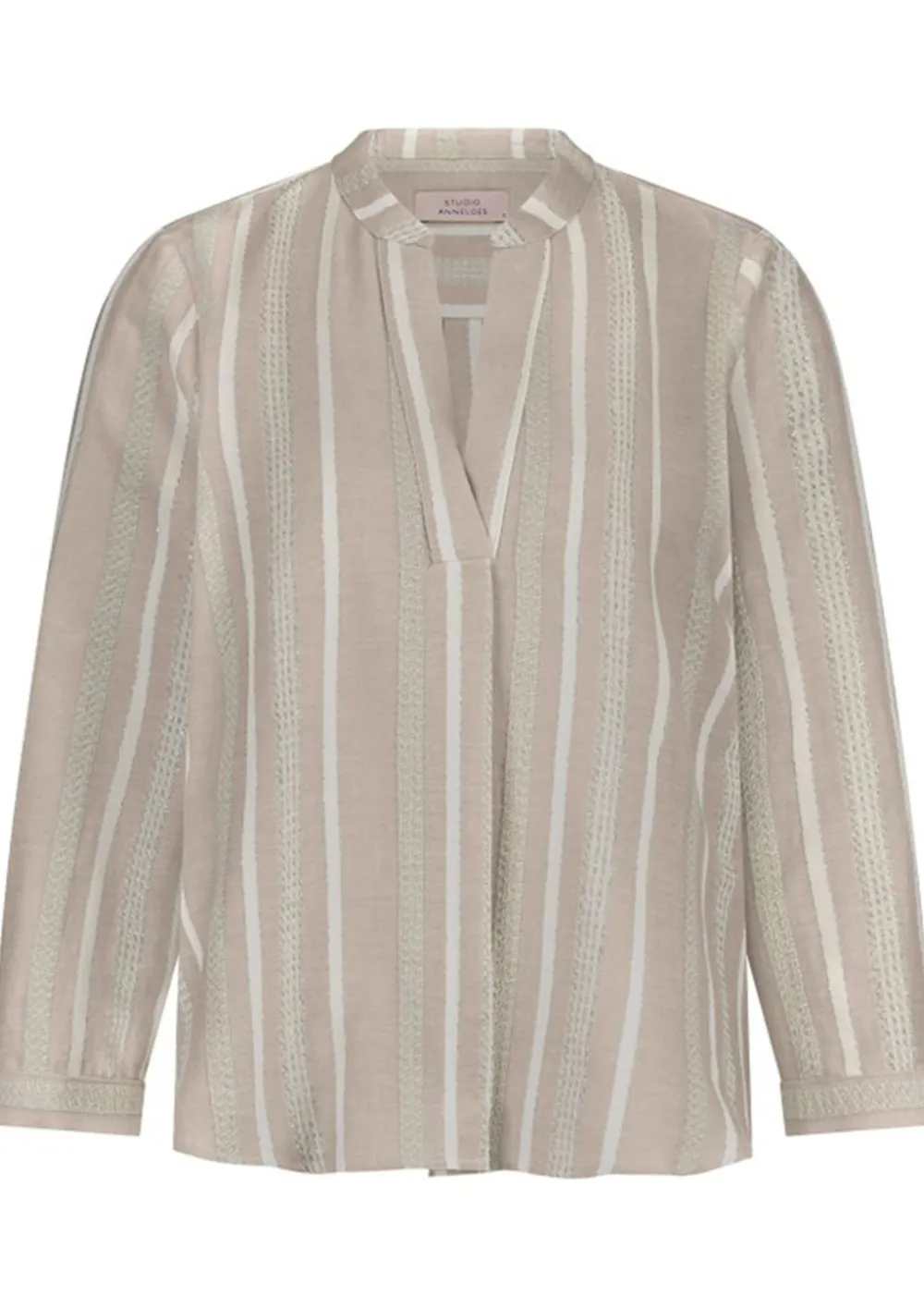 Blouses>STUDIO ANNELOES BLOUSE Beige