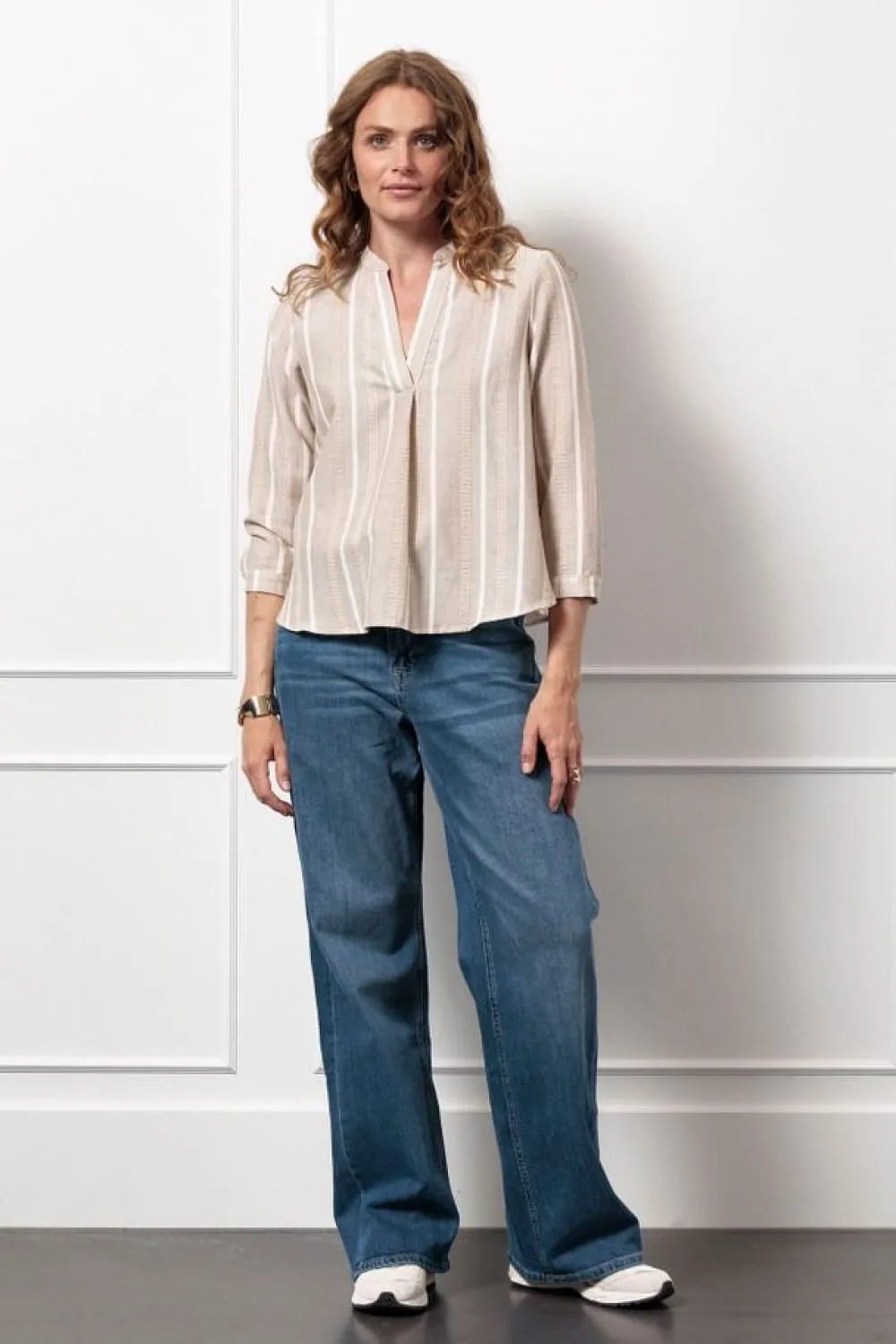 Blouses>STUDIO ANNELOES BLOUSE Beige