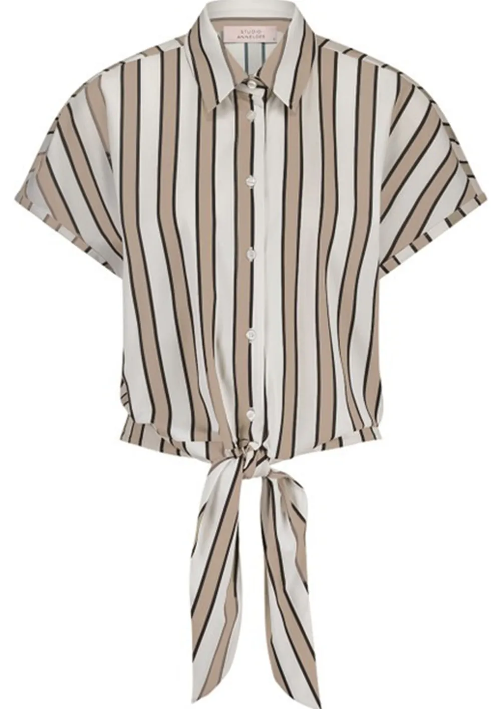 Blouses>STUDIO ANNELOES BLOUSE Beige