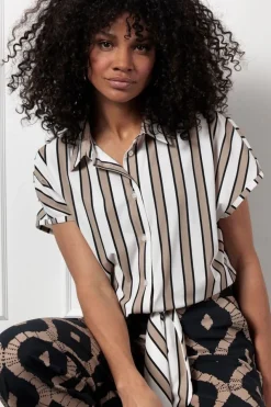 Blouses>STUDIO ANNELOES BLOUSE Beige