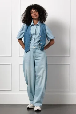 Gilets|Blazers & Jasjes>STUDIO ANNELOES GILET Blauw