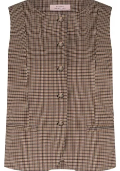 Gilets|Blazers & Jasjes>STUDIO ANNELOES GILET Beige
