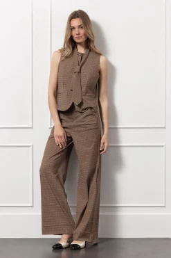 Gilets|Blazers & Jasjes>STUDIO ANNELOES GILET Beige