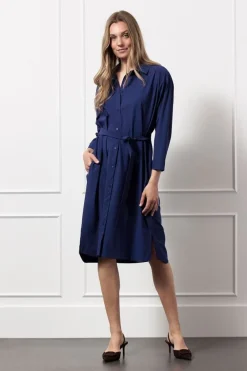 Jurken>STUDIO ANNELOES JURK Blauw