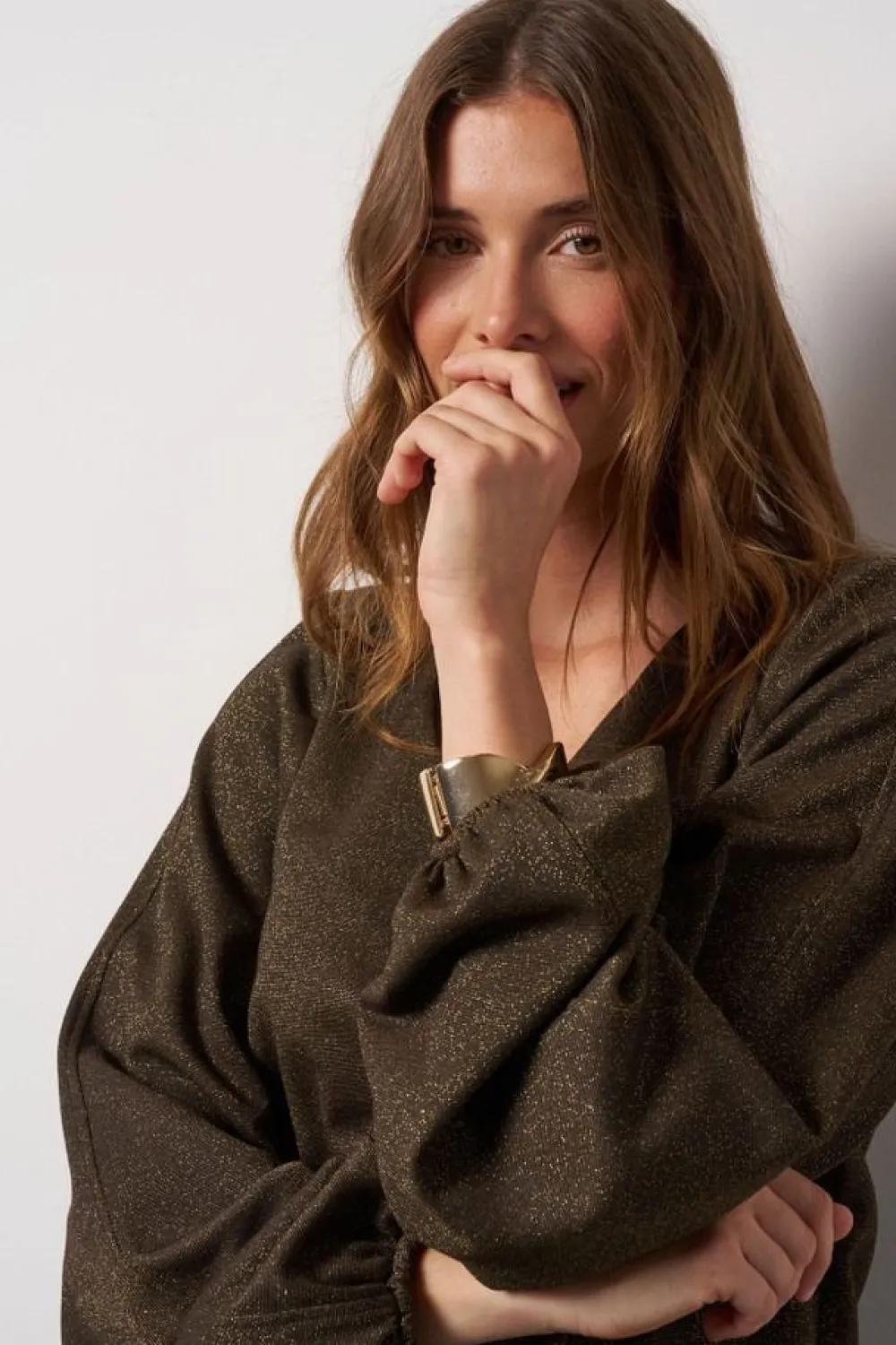 Pakken & Co-Ords|Shirts>STUDIO ANNELOES SHIRT goud