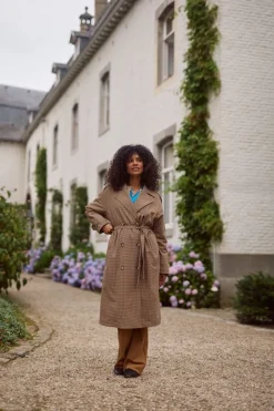 Jassen>STUDIO ANNELOES TRENCHCOAT Beige
