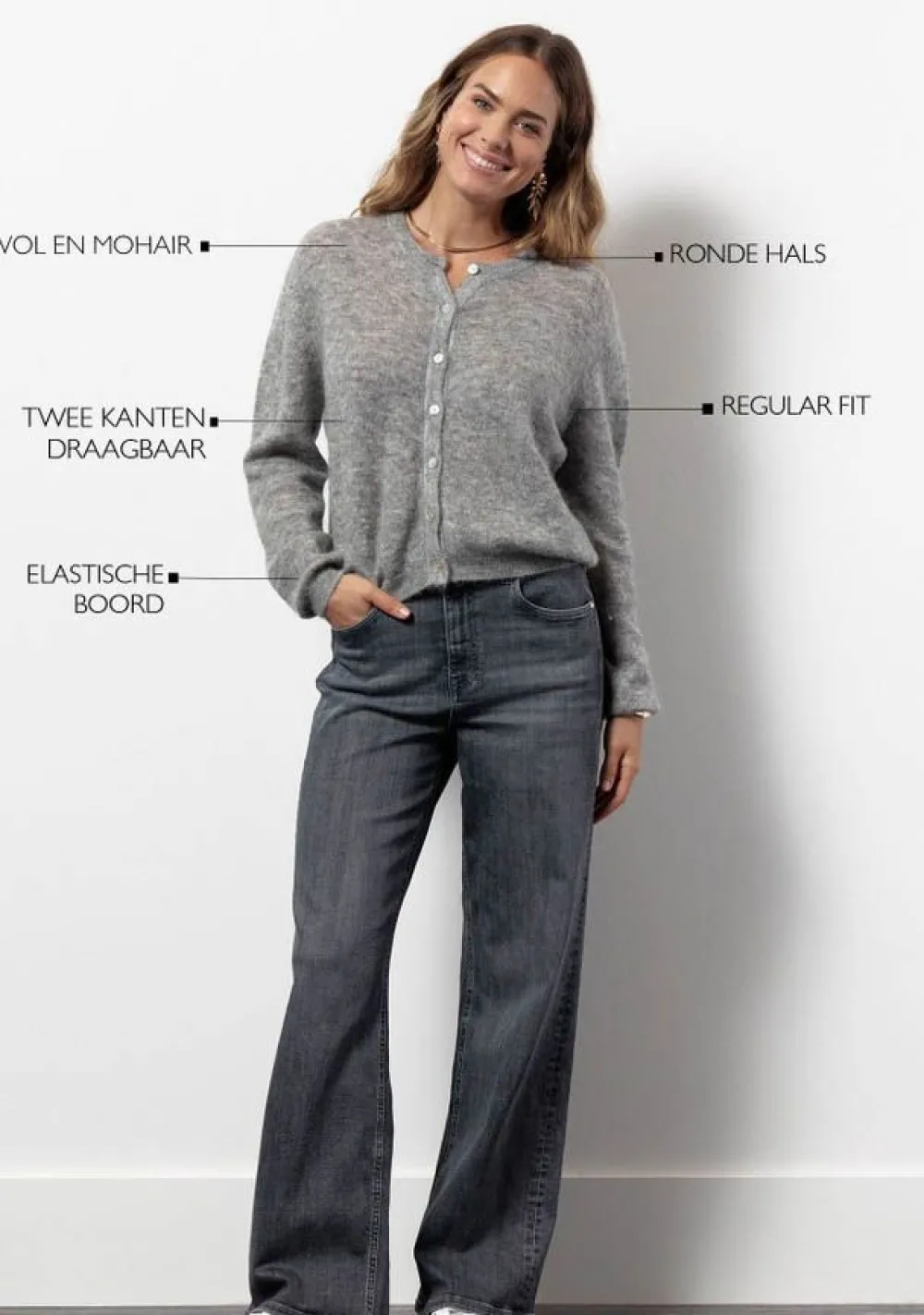 Vesten>STUDIO ANNELOES VEST Grijs