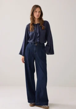 Blouses>SUMMUM BLOUSE Blauw