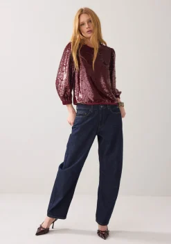 Pakken & Co-Ords|Blouses>SUMMUM BLOUSE Rood