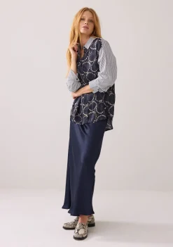 Blouses>SUMMUM BLOUSE Blauw