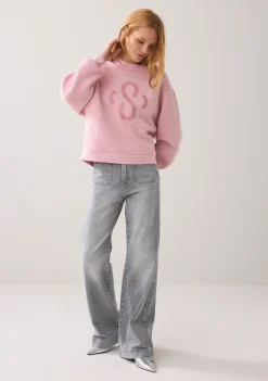 Sweaters|Truien>SUMMUM SWEATER Roze