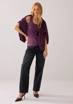 Shirts>SUMMUM TOP Paars